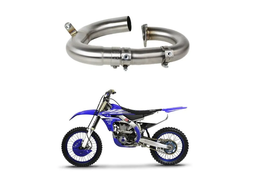Must-Have Laděný výfuk Dominator Koleno sběrače výfuku YZ 450 F 2018 - 2019
