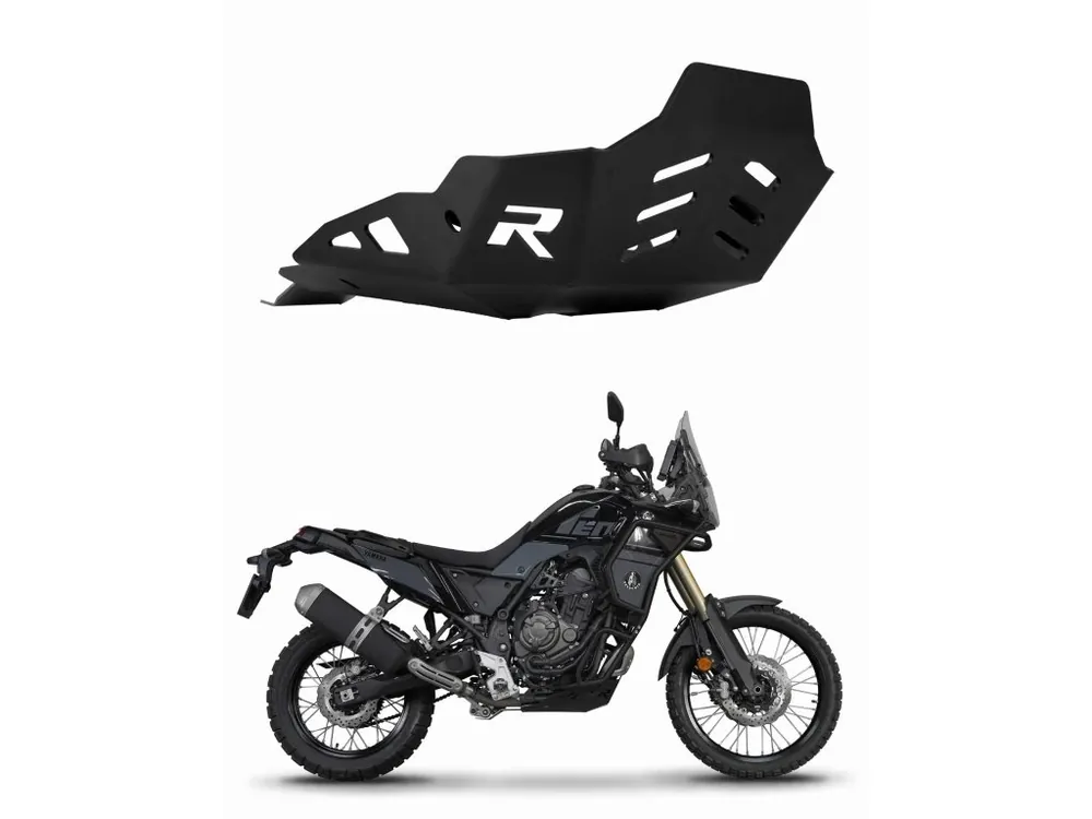 Vysoce Kvalitní Laděný výfuk Dominator Yamaha Tenere 700 2025 Hliníkový kryt motoru Ochranný štítek
