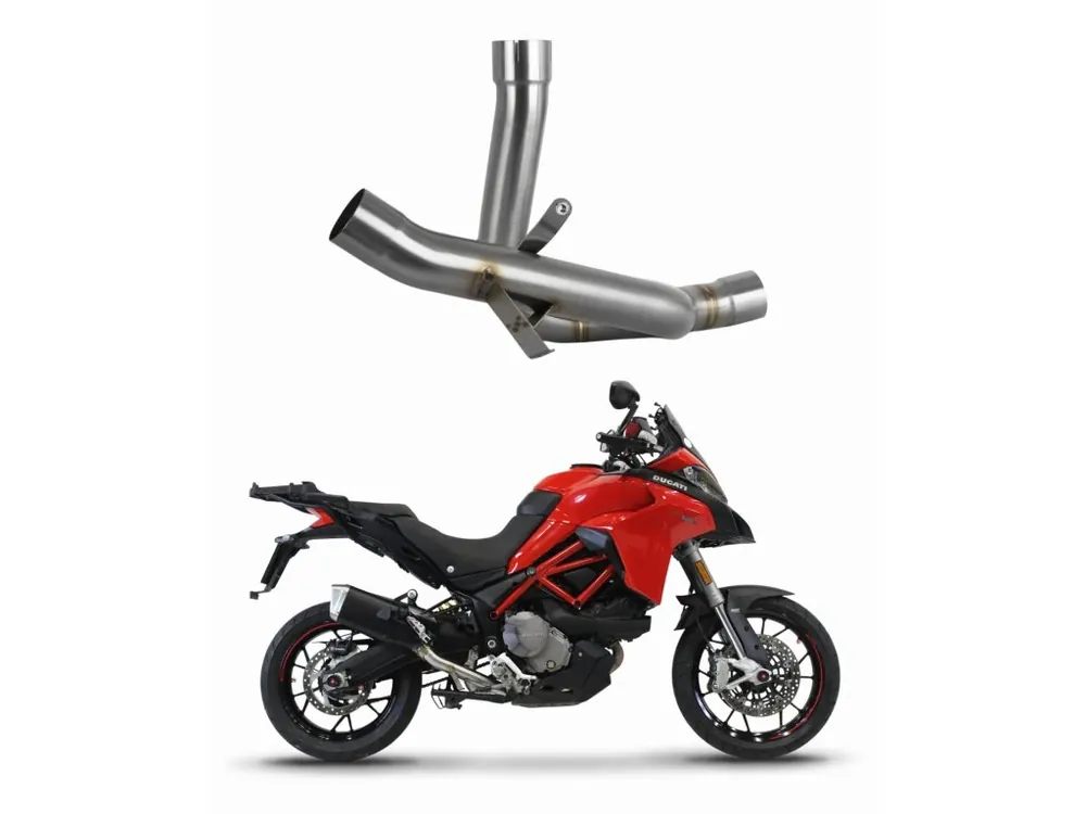 Rychlé Dodání Laděný výfuk Dominator Ducati Multistrada 950 / 950 S 2017 - 2020 Down Pipe Střední trubka