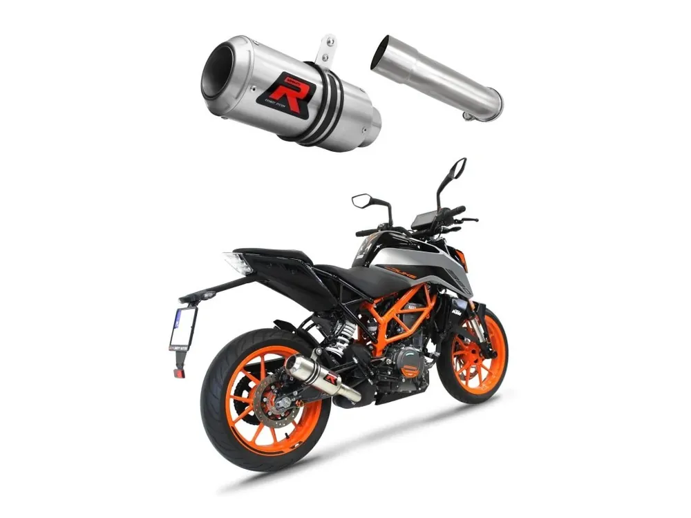 Zlevněný Laděný výfuk Dominator KTM 390 Duke 2021 - 2023 výfuk GP tlumič + dB killer medium