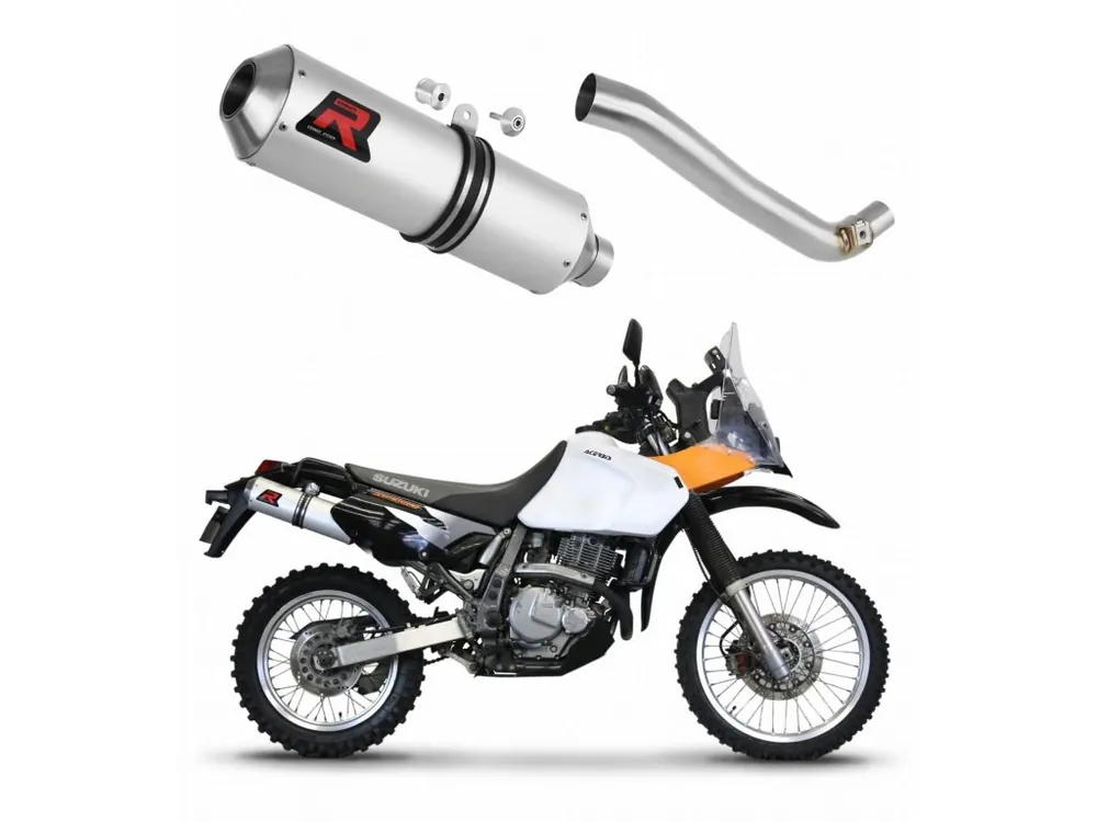 Jen Po Omezenou Doba Laděný výfuk Dominator Suzuki DR 650 SE / S 1996 - 2024 výfuk MX tlumič + dB killer medium
