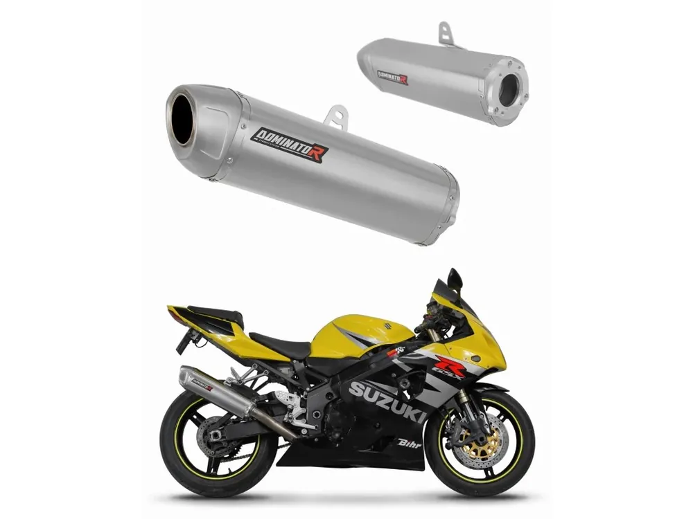 Laděný výfuk Dominator Suzuki GSXR 600 K1-K5 2001 - 2005 výfuk S6 tlumič + dB killer Levný