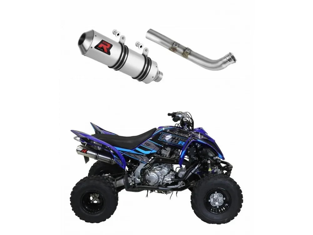 Laděný výfuk Dominator Yamaha RAPTOR 700 R 2015 - 2021 výfuk MX tlumič + dB killer medium Originální