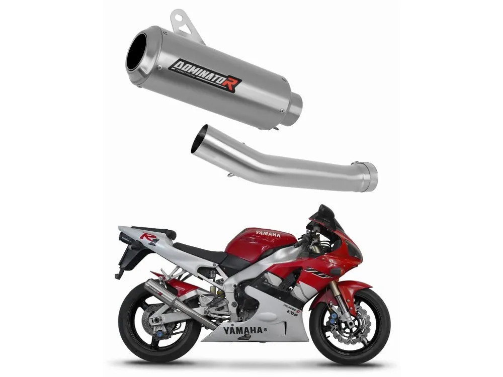 Laděný výfuk Dominator Yamaha YZF R1 1000 RN04 2000 - 2001 tlumič výfuku GP + dB killer Super Cena