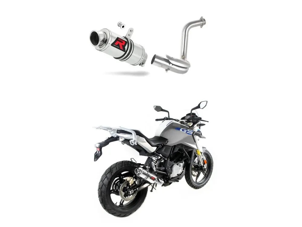 Laděný výfuk Dominator BMW G310GS 2016 - 2024 tlumič výfuku GP1 + dB killer medium Levný