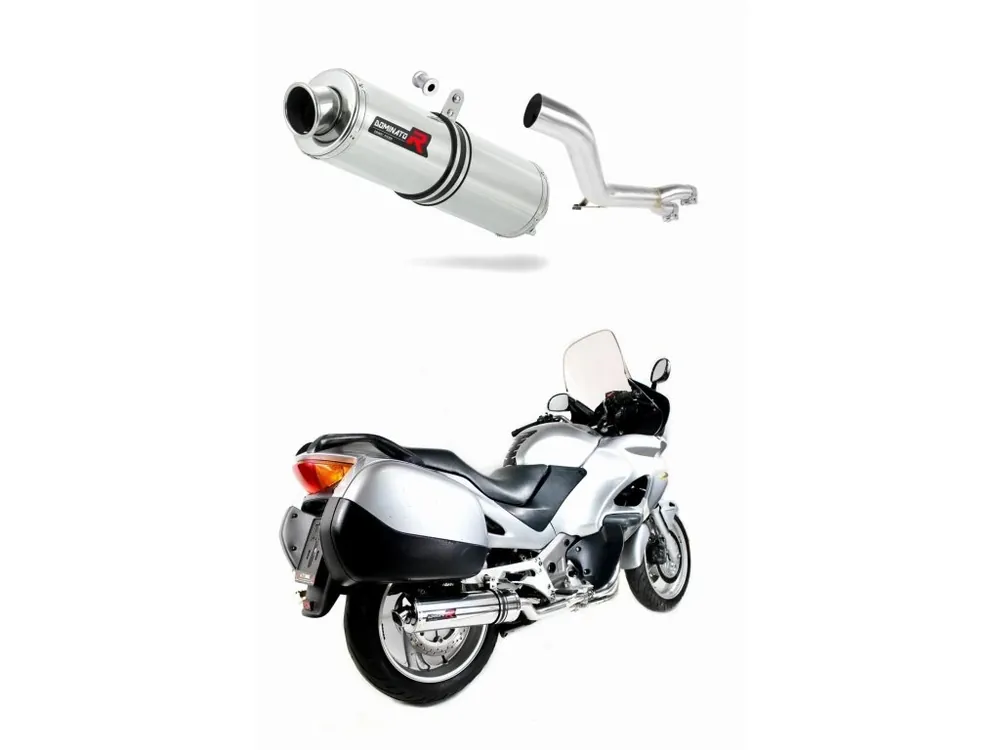 Must-Have Laděný výfuk Dominator Honda NT 650 V DEAUVILLE RC47 1998 - 2005 výfuk ST tlumič + dB killer medium