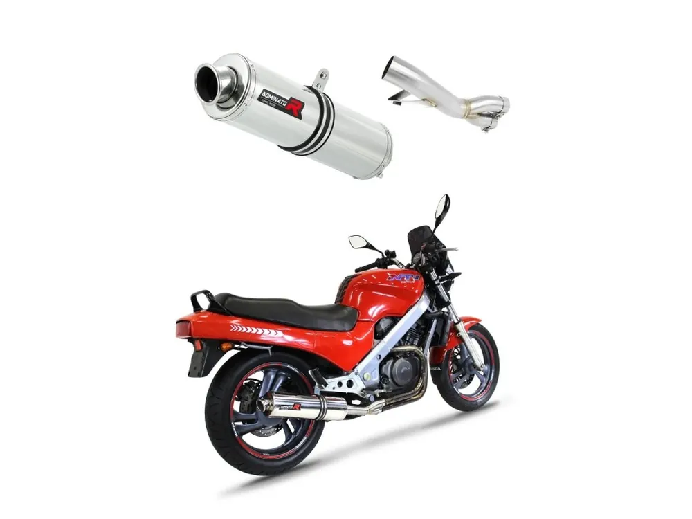 Cenově Výhodný Laděný výfuk Dominator Honda NTV 650 REVERE 1988 - 1997 výfuk ST + dB killer medium