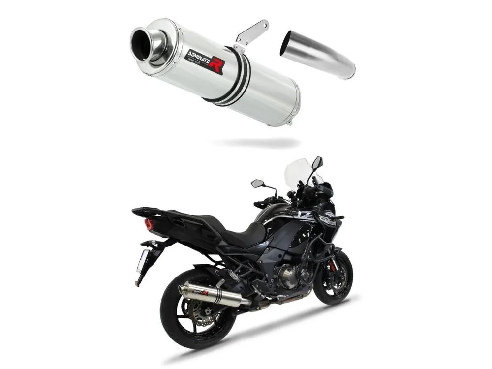 Laděný výfuk Dominator Kawasaki VERSYS 1000 2019 - 2024 výfuk ST tlumič + dB killer medium Výprodej