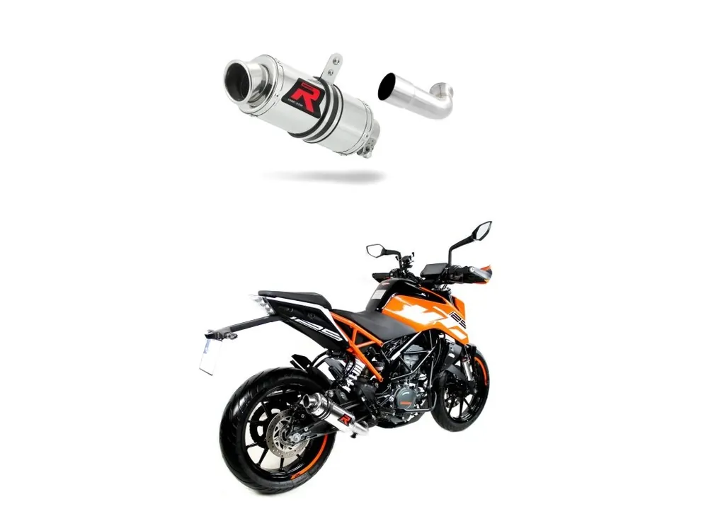 Laděný výfuk Dominator KTM 250 Duke 2017 - 2020 tlumič výfuku GP1 + dB killer medium Akce