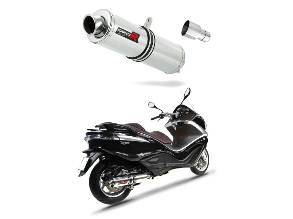 Bezpečná Platba Laděný výfuk Dominator Piaggio X10 125 2012 - 2016 výfuk ST tlumič + dB killer medium