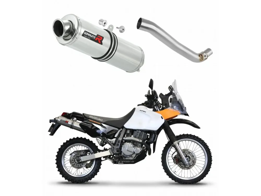 Top Prodej Laděný výfuk Dominator Suzuki DR 650 SE / S 1996 - 2024 výfuk ST tlumič + dB killer medium