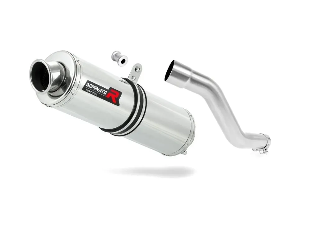 Must-Have Laděný výfuk Dominator Suzuki DR 750 S / BIG RIGHT SIDE výfuk ST tlumič + dB killer medium