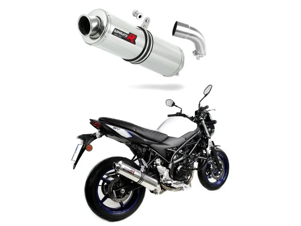 Laděný výfuk Dominator Suzuki SV 650 2016 - 2023 výfuk ST tlumič + dB killer medium Levný