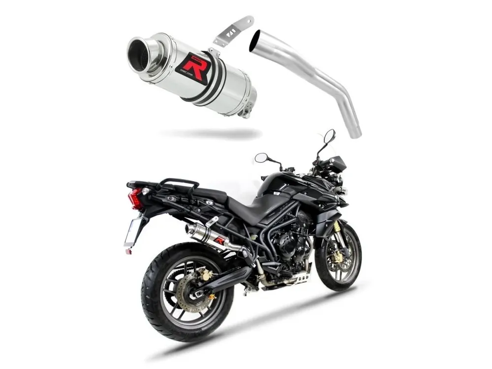 Hit Sezóny Laděný výfuk Dominator Triumph TIGER 800 XC XR 2011 - 2014 tlumič výfuku GP1 + dB killer medium