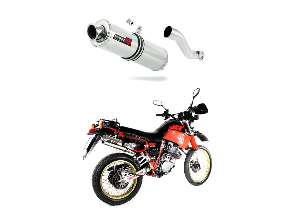 Laděný výfuk Dominator Yamaha XT 600 1987 - 1989 2KF výfuk ST tlumič + dB killer medium Výprodej