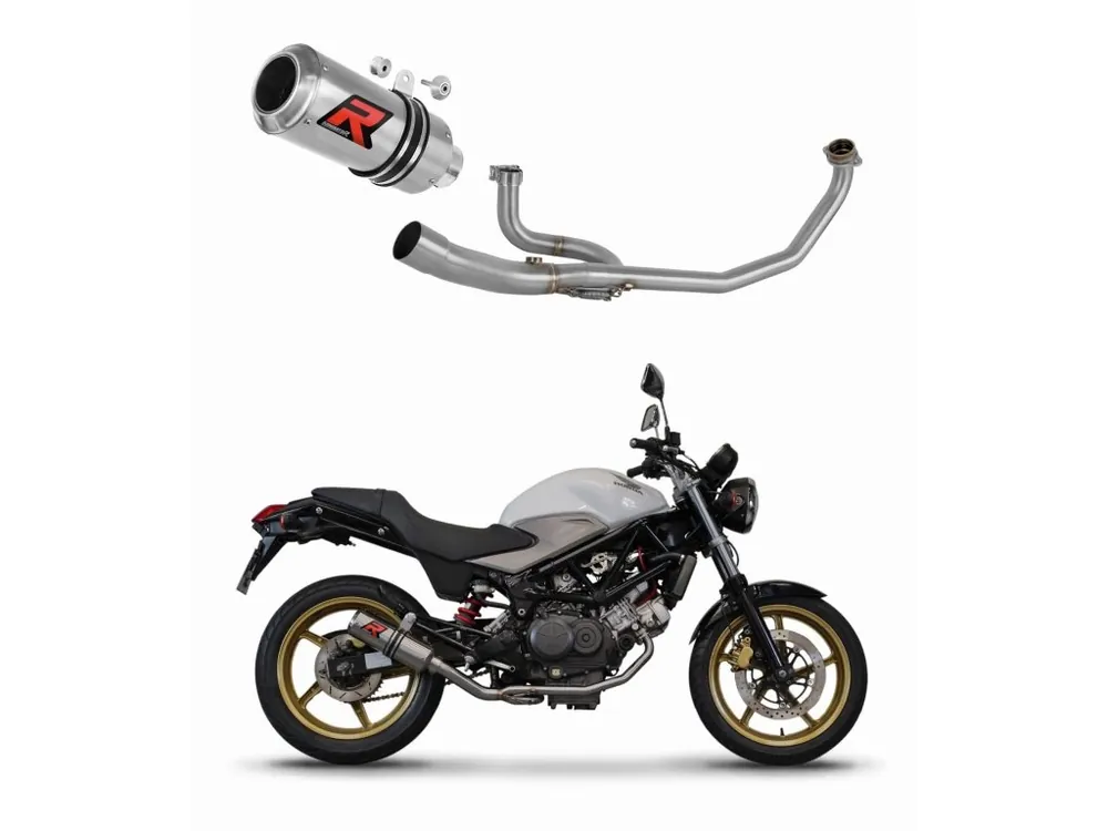 Pouze Dnes Laděný výfuk Dominator Honda VTR 250 2009 - 2015 Kompletní výfukový systém Sběrač výfuku GP tlumič + dB killer