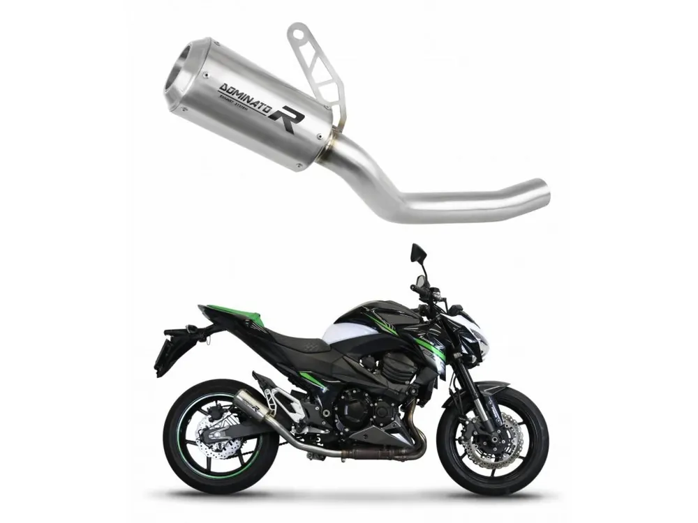 Laděný výfuk Dominator Kawasaki Z800 2013 - 2016 výfuk GPS tlumič + dB killer medium Vrácení Zdarma