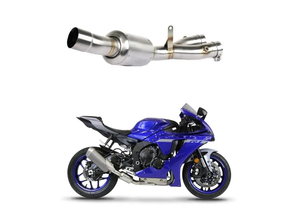Laděný výfuk Dominator YZF R1 1000 Výfuk DECAT EX RN49 2017 - 2019 Nová Kolekce