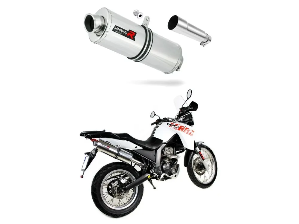 Laděný výfuk Dominator Derbi Terra Adventure 125 2008 - 2015 výfuk OV tlumič + dB killer medium Akce