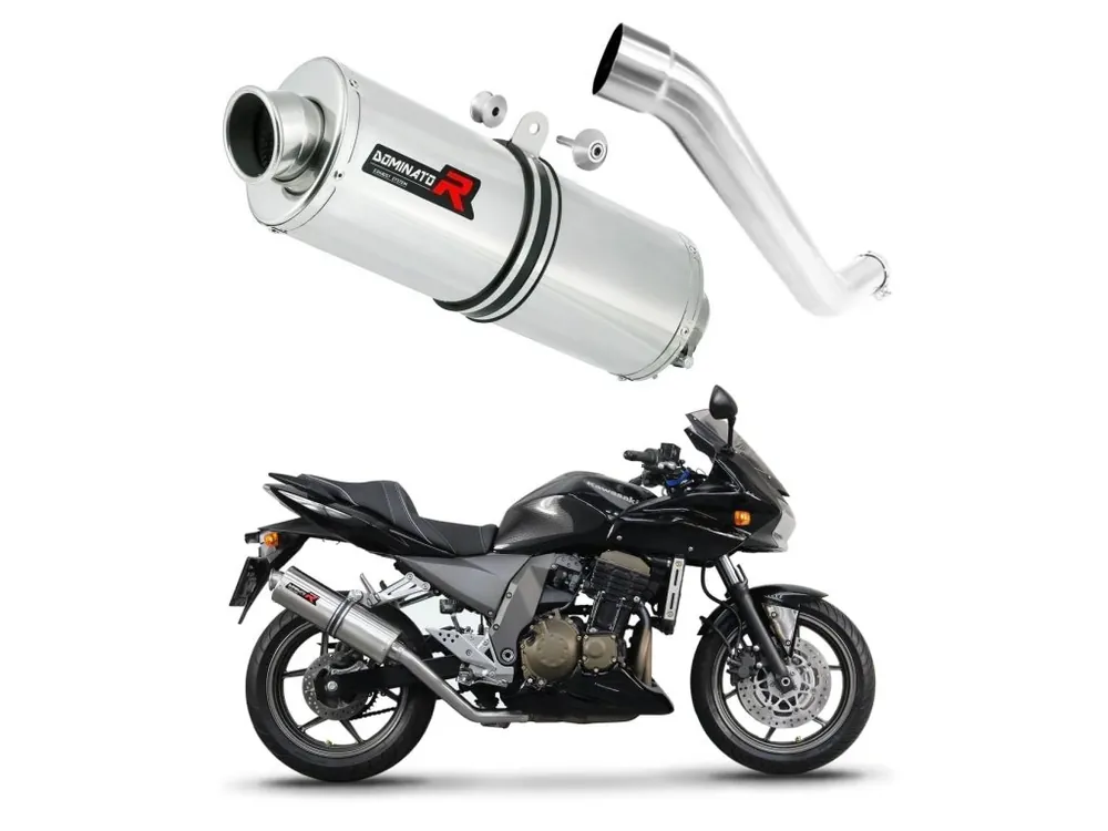 Poslední Šance Laděný výfuk Dominator Kawasaki Z750 2004 - 2006 výfuk OV tlumič + dB killer medium