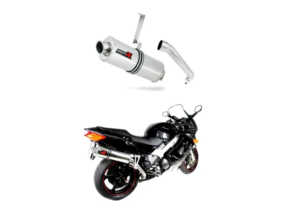 Laděný výfuk Dominator Honda VFR 800 Fi 1998 - 2001 HI Level výfuk OV tlumič + dB killer medium Sezónní Sleva
