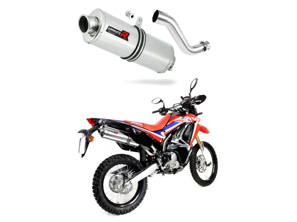 Laděný výfuk Dominator Honda CRF 250 Rally 2017 - 2019 výfuk OV tlumič + dB killer medium Víkendová Akce