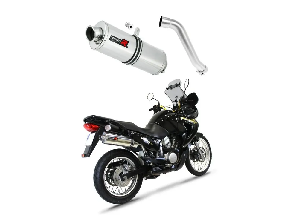 Akční Nabídka Laděný výfuk Dominator Honda XL 650 V TRANSALP 2001 - 2007 výfuk OV tlumič + dB killer medium