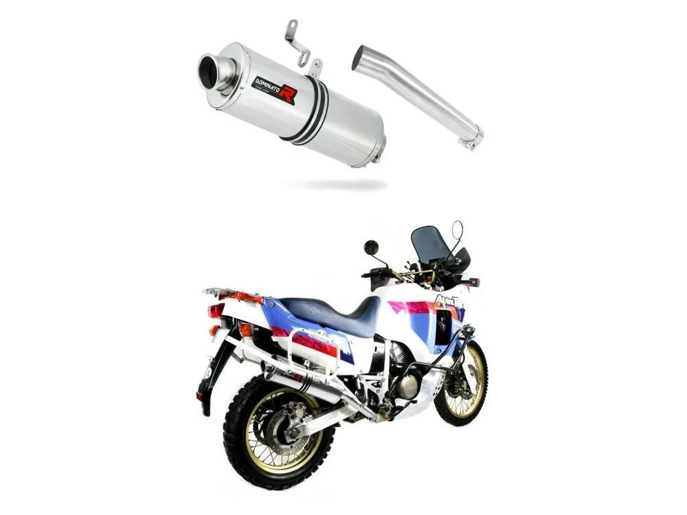 Poslední Šance Laděný výfuk Dominator Honda XRV 750 AFRICA TWIN RD04 1990 - 1992 výfuk OV tlumič + dB killer medium