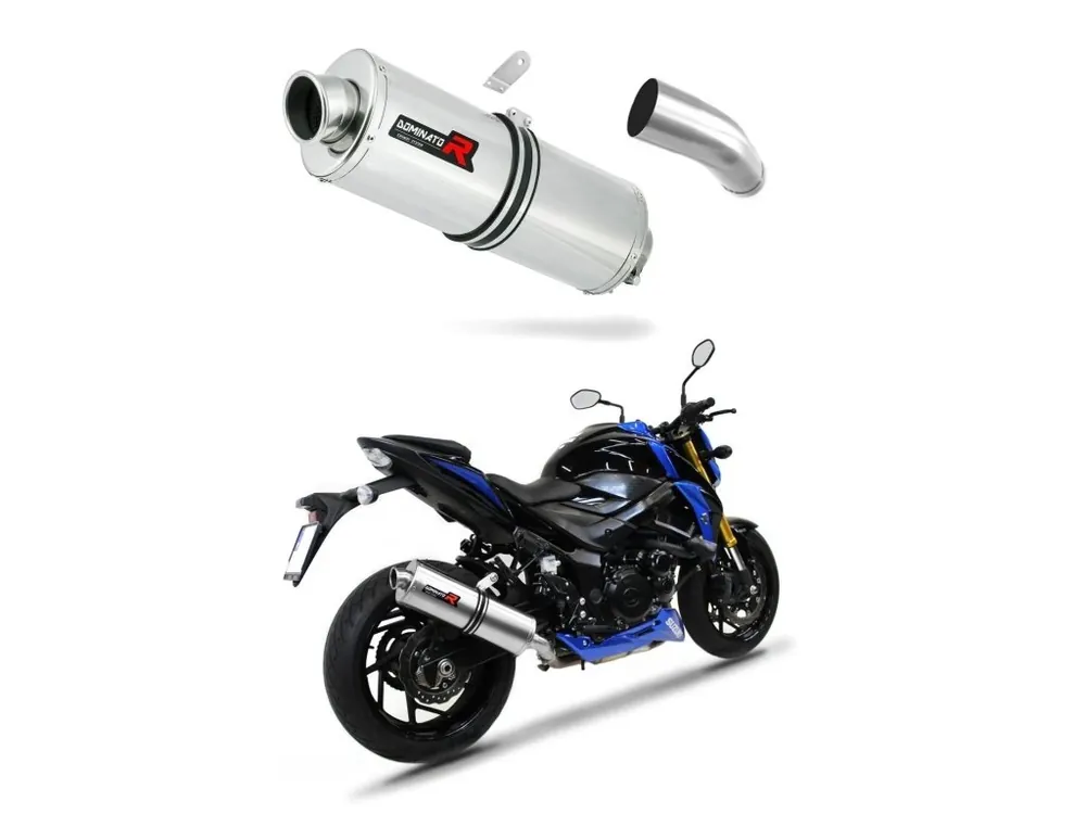 Laděný výfuk Dominator Suzuki GSX-S 750 2017 - 2020 výfuk OV tlumič + dB killer medium Nová Kolekce
