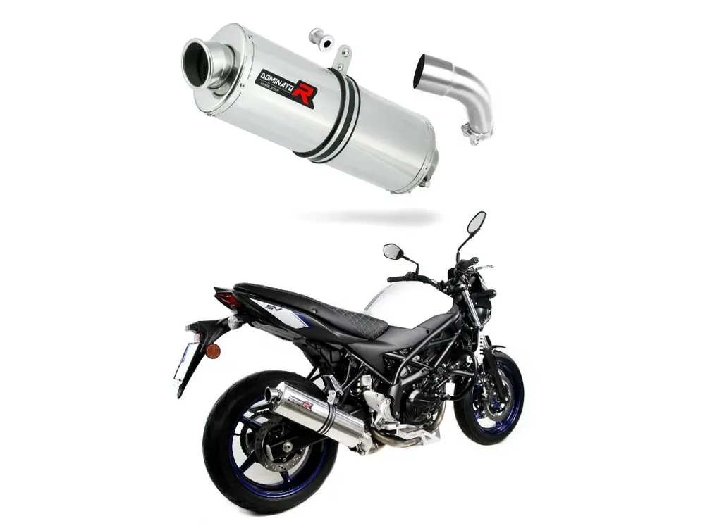 Levný Laděný výfuk Dominator Suzuki SV 650 2016 - 2023 výfuk OV tlumič + dB killer medium
