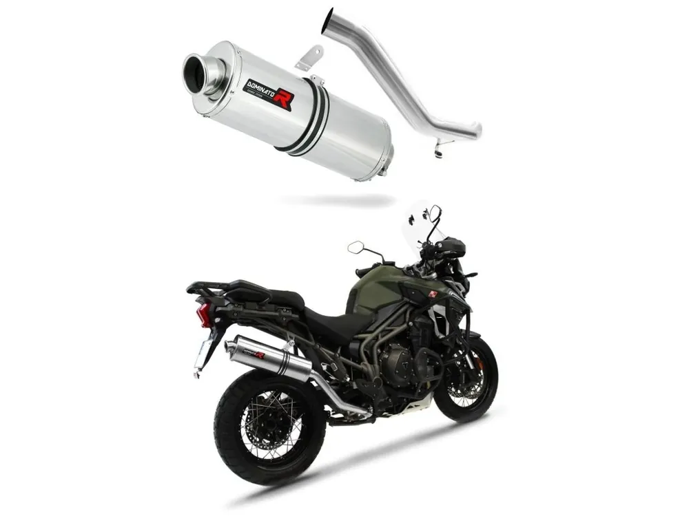 Kup Teď Laděný výfuk Dominator Triumph TIGER EXPLORER 1200 XC XR 2016 - 2017 výfuk OV tlumič + dB killer medium
