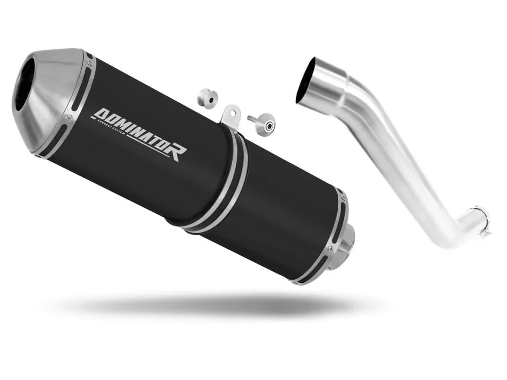 Odeslání Ihned Laděný výfuk Dominator Kawasaki Z750 2004 - 2006 výfuk OVR BLACK + tlumič dB killer