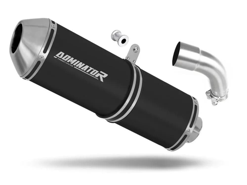 Sezónní Sleva Laděný výfuk Dominator Suzuki SV 650 2016 - 2023 výfuk OVR BLACK + tlumič dB killer