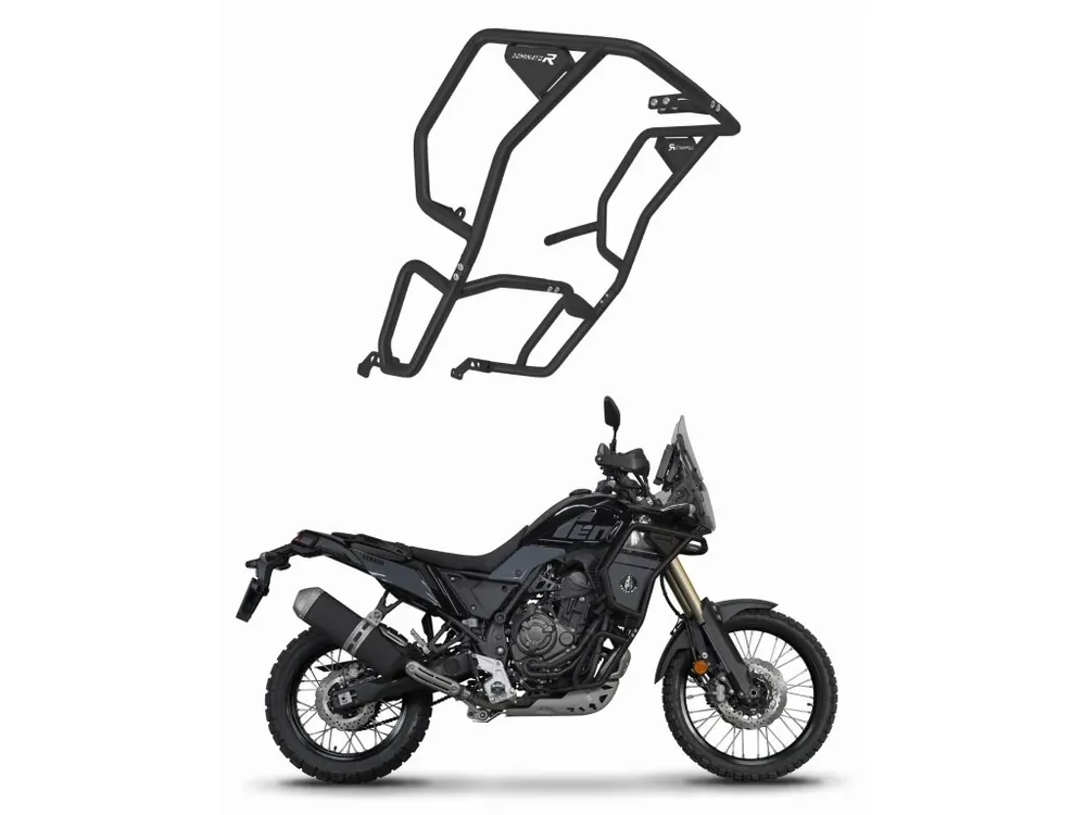 Laděný výfuk Dominator Yamaha Tenere 700 2019 - 2020 GMOLE nerezová ocel ČERNÁ Nová Kolekce