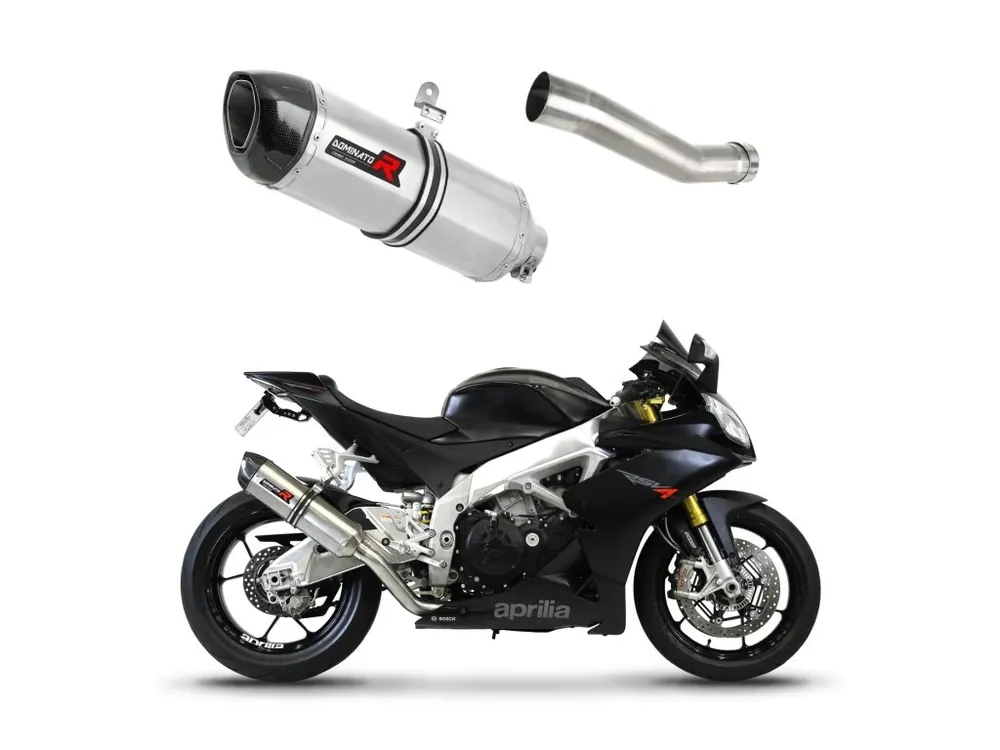 Laděný výfuk Dominator Aprilia RSV 4 R APRC Factory 2011 - 2015 výfuk HP1 tlumič + dB killer medium Bezpečná Platba