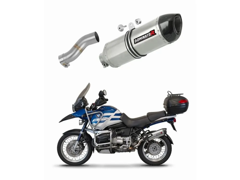 Laděný výfuk Dominator BMW R1150R výfuk HP1 tlumič + dB killer medium Výprodej