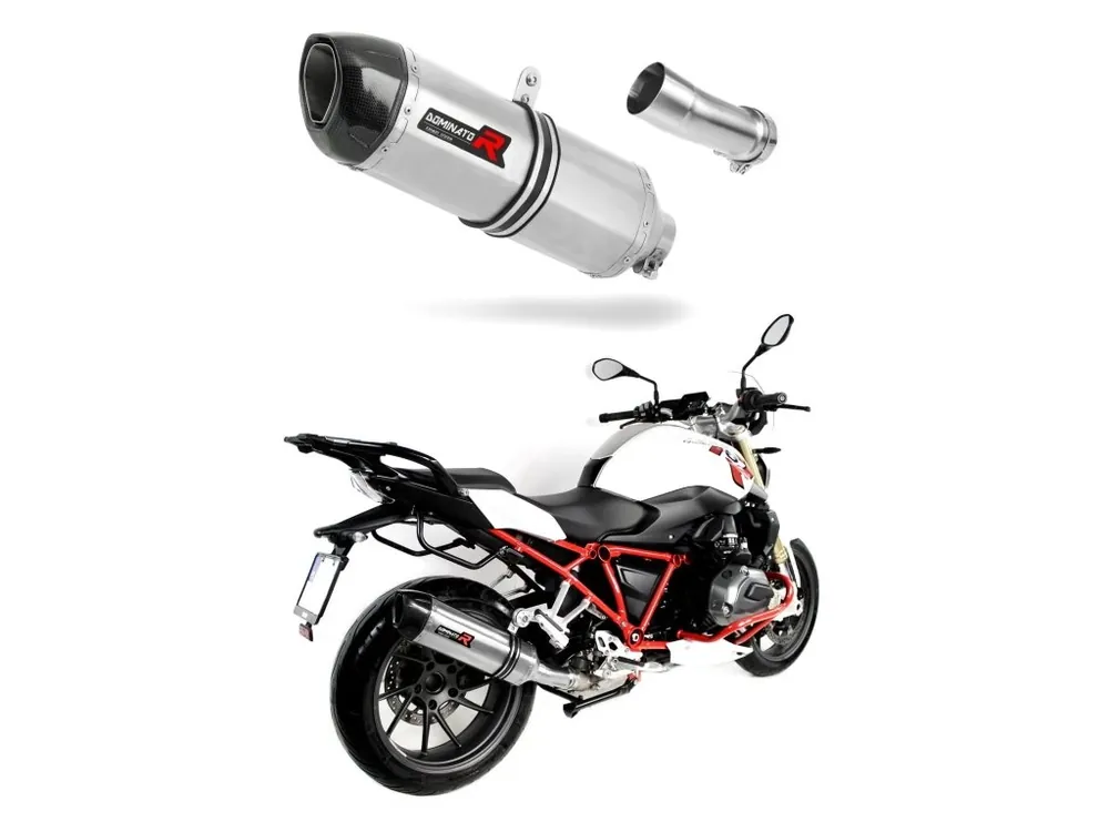 Jen Po Omezenou Doba Laděný výfuk Dominator BMW R1200R 2015 - 2018 výfuk HP1 tlumič + dB killer medium