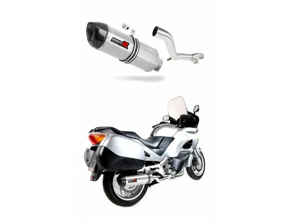 Laděný výfuk Dominator Honda NT 650 V DEAUVILLE RC47 1998 - 2005 výfuk HP1 tlumič + dB killer medium Sezónní Sleva