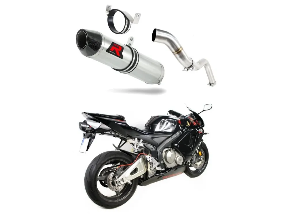 Laděný výfuk Dominator Honda CBR 600RR 2005 - 2006 výfuk HP2 tlumič + dB killer medium Akce