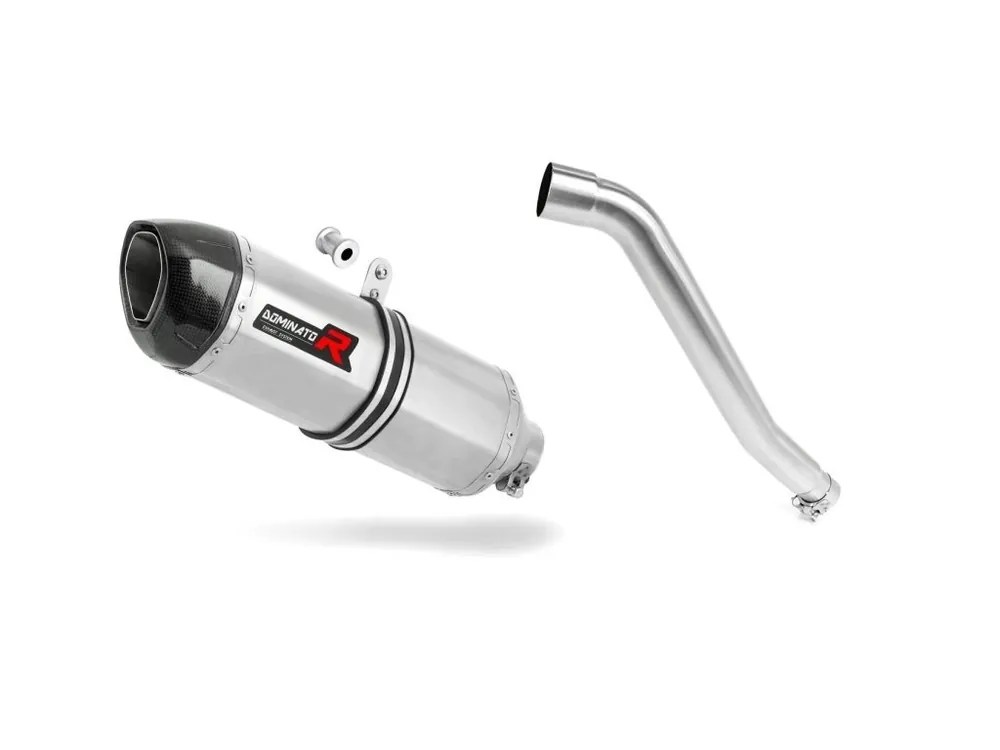 Finální Výprodej Laděný výfuk Dominator Honda XL 600 V TRANSALP 1987 - 2000 výfuk HP1 tlumič + dB killer medium