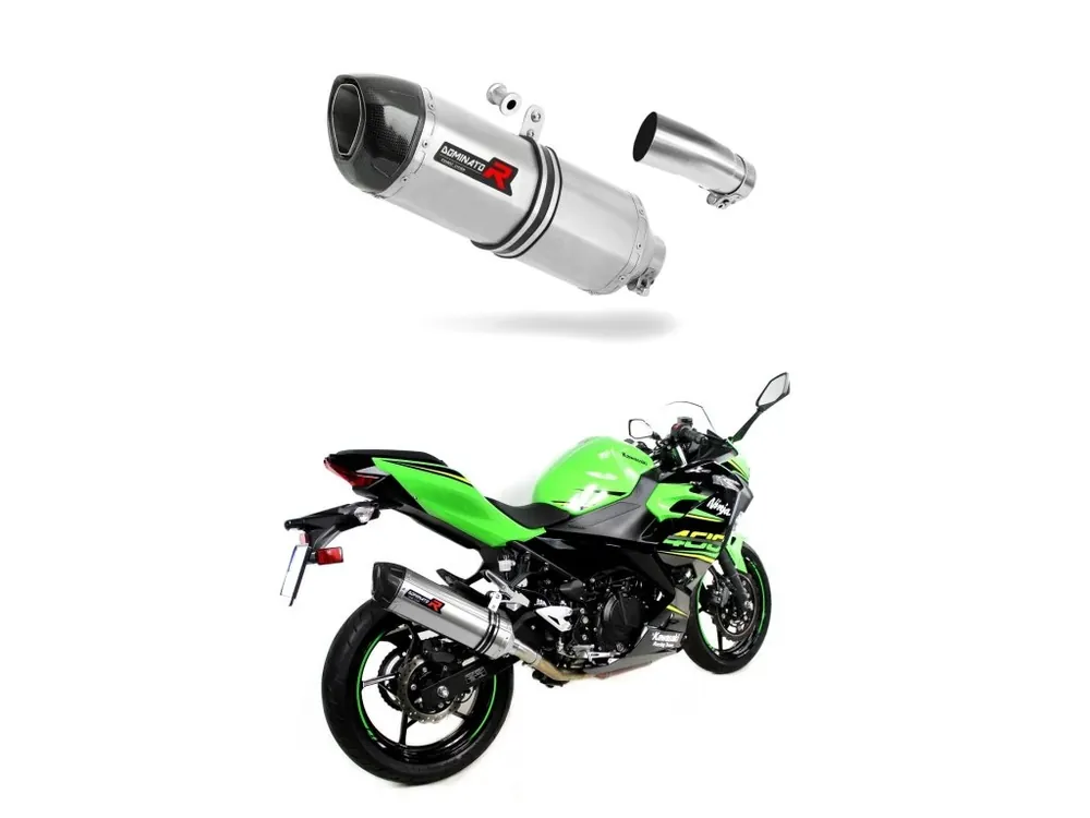 Víkendová Akce Laděný výfuk Dominator Kawasaki NINJA 400 2018-2023 výfuk HP1 tlumič + dB killer medium