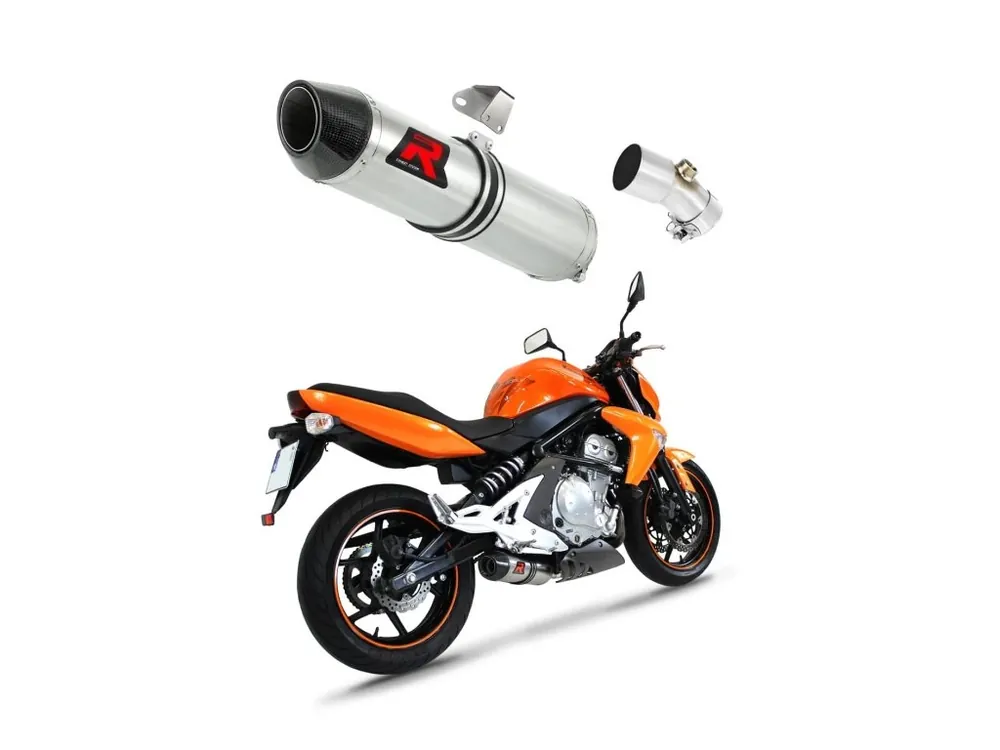 Laděný výfuk Dominator Kawasaki ER - 6 N / F 650 2006 - 2008 výfuk HP2 tlumič + dB killer medium Sezónní Sleva