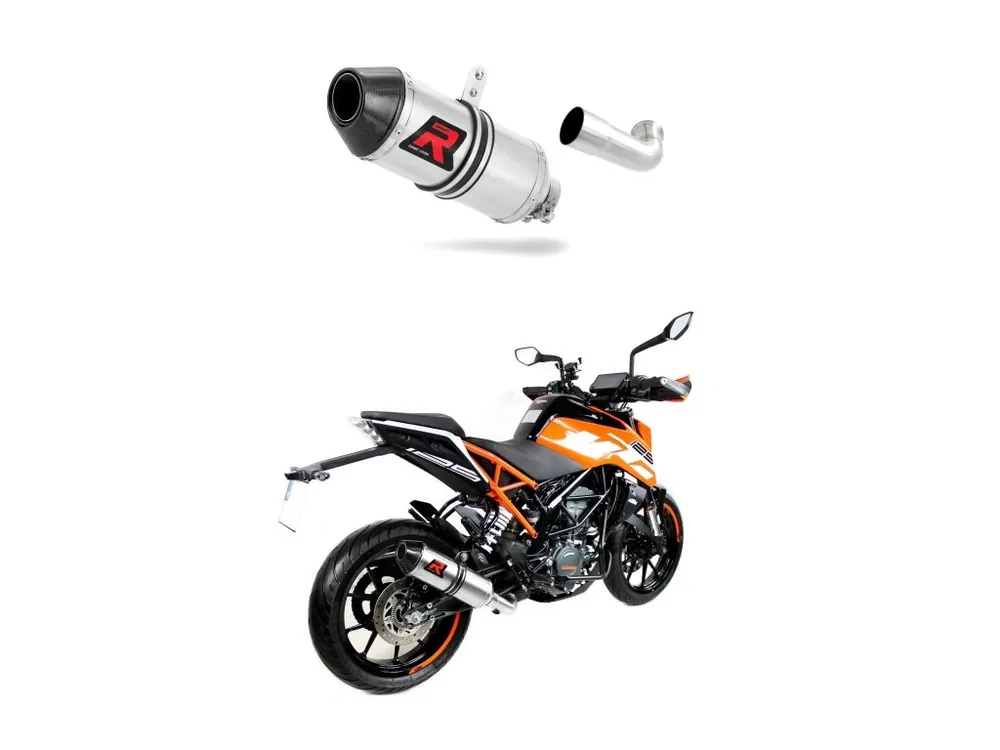 Akce Laděný výfuk Dominator KTM 250 Duke 2017 - 2020 výfuk HP3 tlumič + dB killer medium