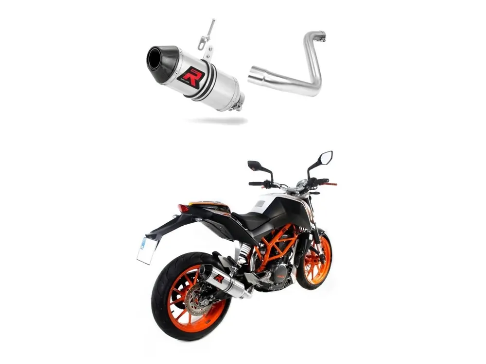 Laděný výfuk Dominator KTM 390 Duke 2013 - 2016 výfuk HP3 tlumič + dB killer medium Jen Po Omezenou Doba