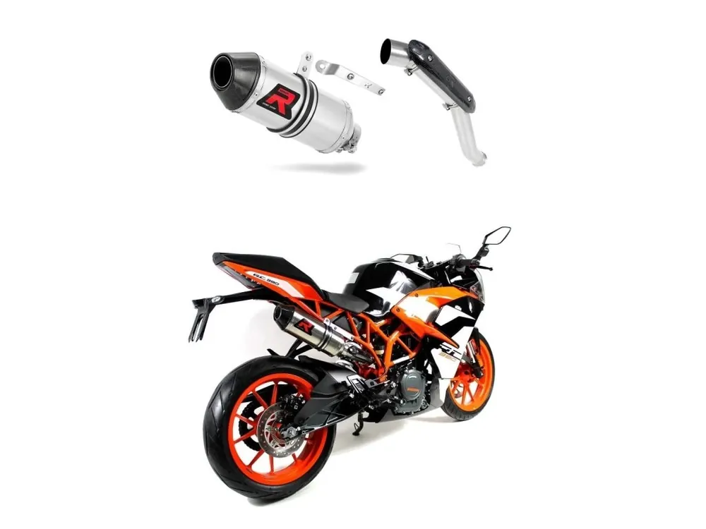 Aktuální Laděný výfuk Dominator KTM RC 390 2017 - 2020 HI Level výfuk HP3 tlumič + dB killer medium