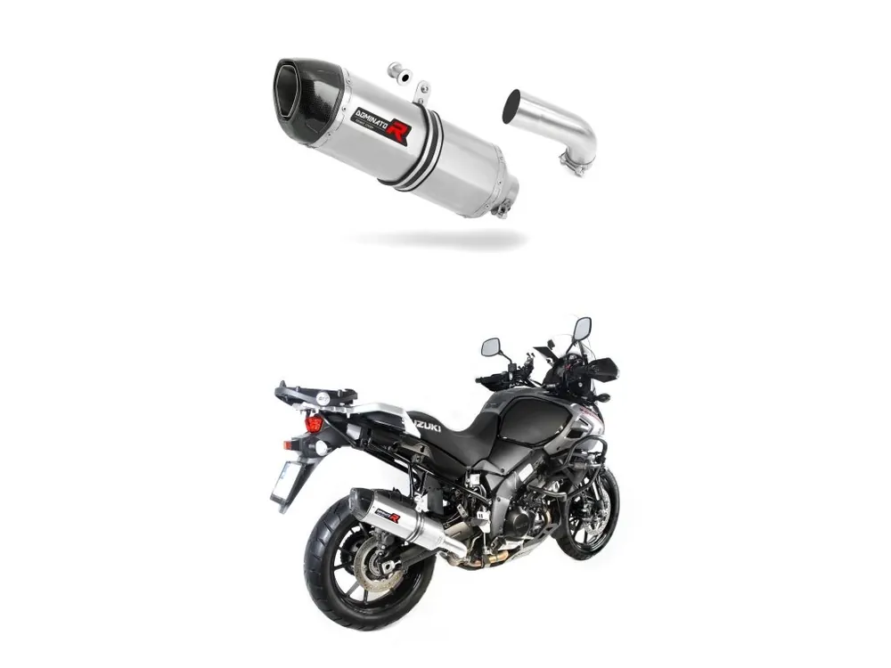 Laděný výfuk Dominator Suzuki DL 1000 V-Strom 2017 - 2020 výfuk HP1 tlumič + dB killer medium Omezená Nabídka