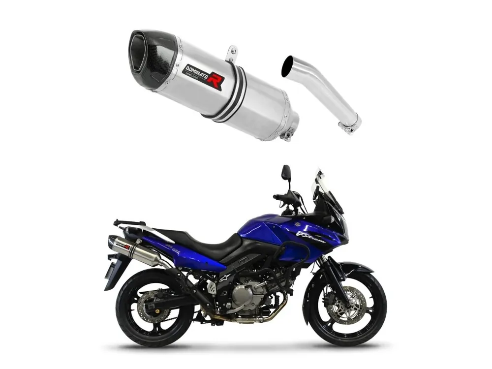 Víkendová Akce Laděný výfuk Dominator Suzuki DL 650 V-Strom 2004 - 2006 výfuk HP1 tlumič + dB killer medium