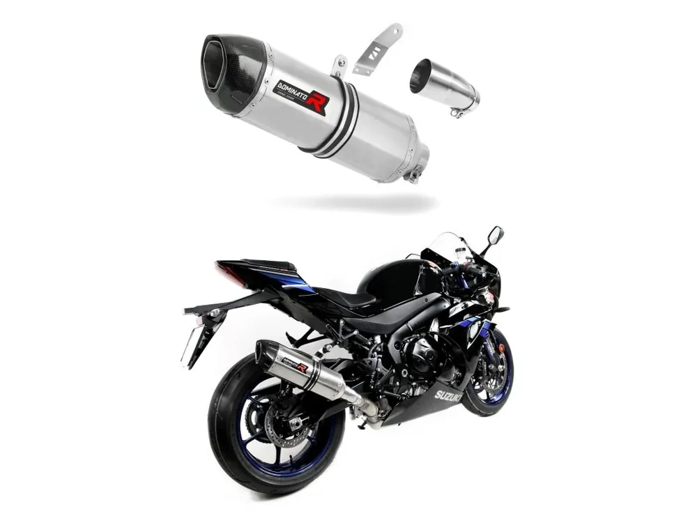 Laděný výfuk Dominator Suzuki GSXR 1000 L7 2017 - 2020 výfuk HP1 tlumič + dB killer medium Hit Sezóny