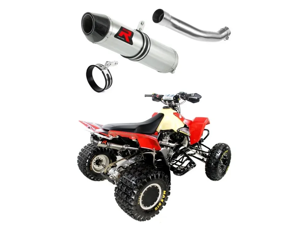 Laděný výfuk Dominator Suzuki LTR 450 2006 - 2009 výfuk HP2 tlumič + dB killer medium Super Cena