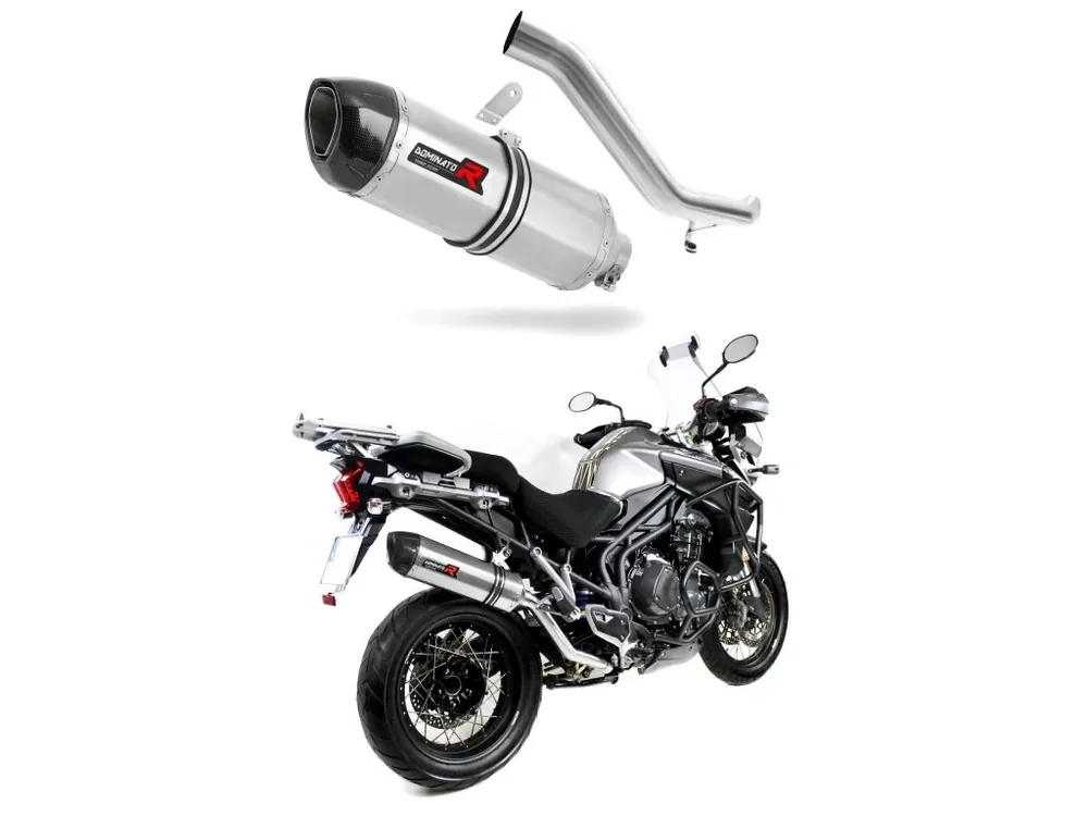 Koupit Online Laděný výfuk Dominator Triumph TIGER EXPLORER 1200 2012 - 2015 výfuk HP1 tlumič + dB killer medium